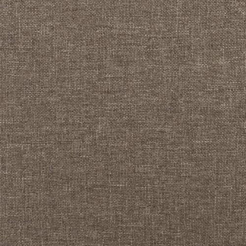 Bænk 70x35x41 cm stof gråbrun