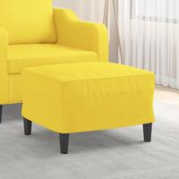 Fodskammel 60x50x41 cm stof gul