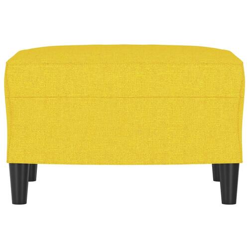Fodskammel 60x50x41 cm stof gul