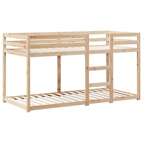 Køjeseng med tag 80x200 cm massivt fyrretræ