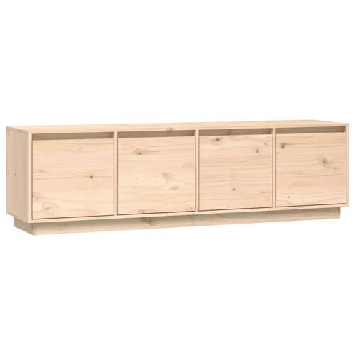 Tv-bord 156x37x45 cm massivt fyrretræ