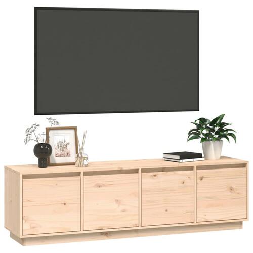 Tv-bord 156x37x45 cm massivt fyrretræ