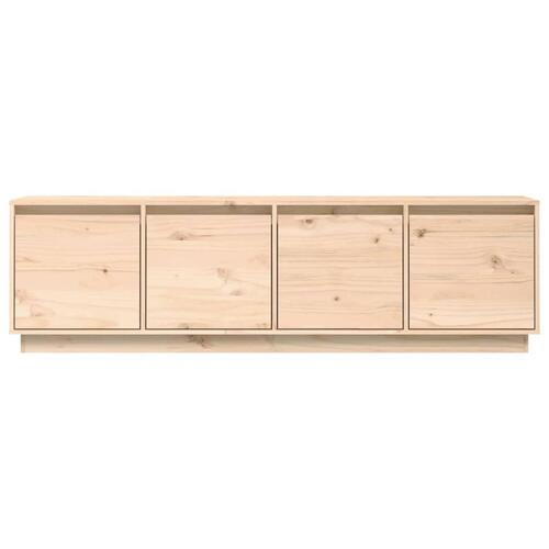 Tv-bord 156x37x45 cm massivt fyrretræ