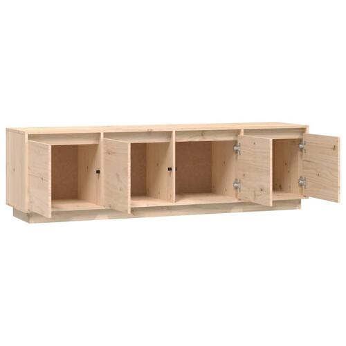 Tv-bord 156x37x45 cm massivt fyrretræ