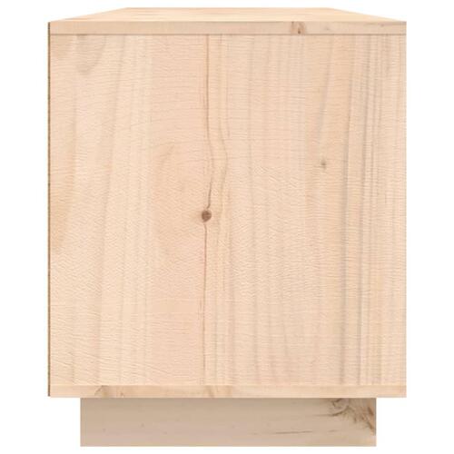 Tv-bord 156x37x45 cm massivt fyrretræ