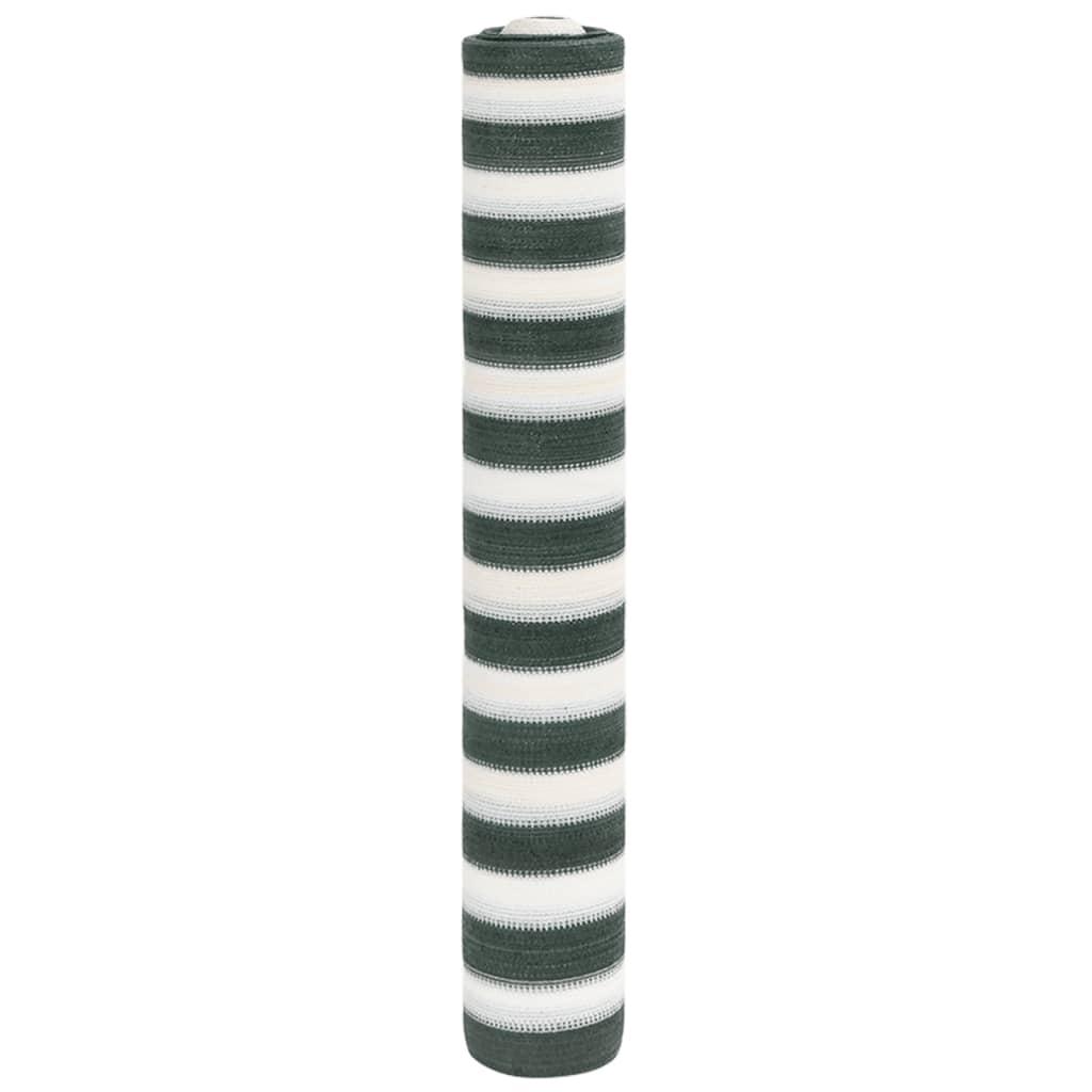Afskærmning 1,8x10 m 75 g/m² HDPE grøn og hvid