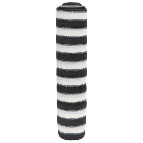 Afskærmning 1,8x10 m 195 g/m² HDPE antracitgrå og hvid