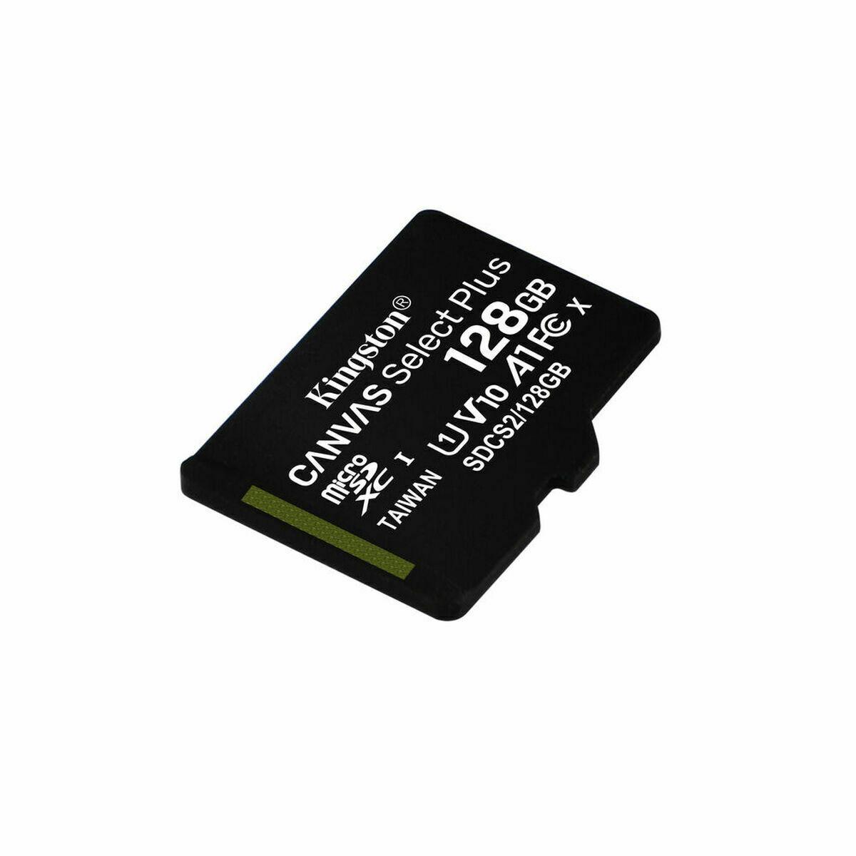Mikro-SD-hukommelseskort med adapter Kingston Canvas Select Plus 128GB