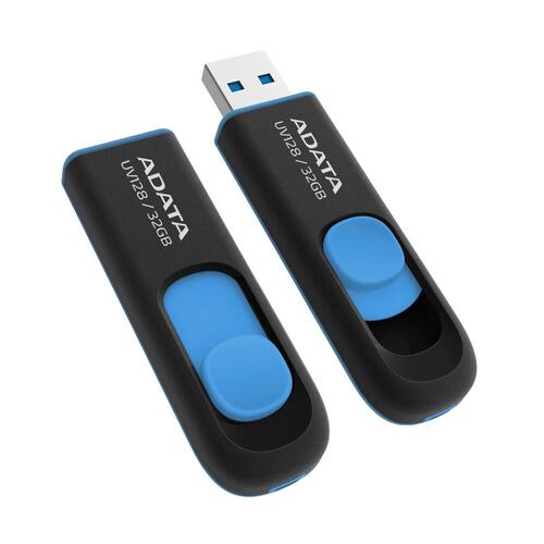 USB-stik Adata DashDrive UV128 32GB Blå Sort Sort/Blå 32 GB