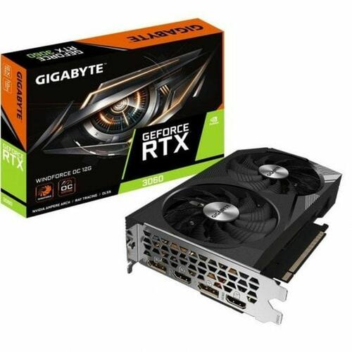 Grafikkort Gigabyte GV-N3060WF2OC-12GD 12 GB GDDR6 GeForce RTX 3060 NVIDIA