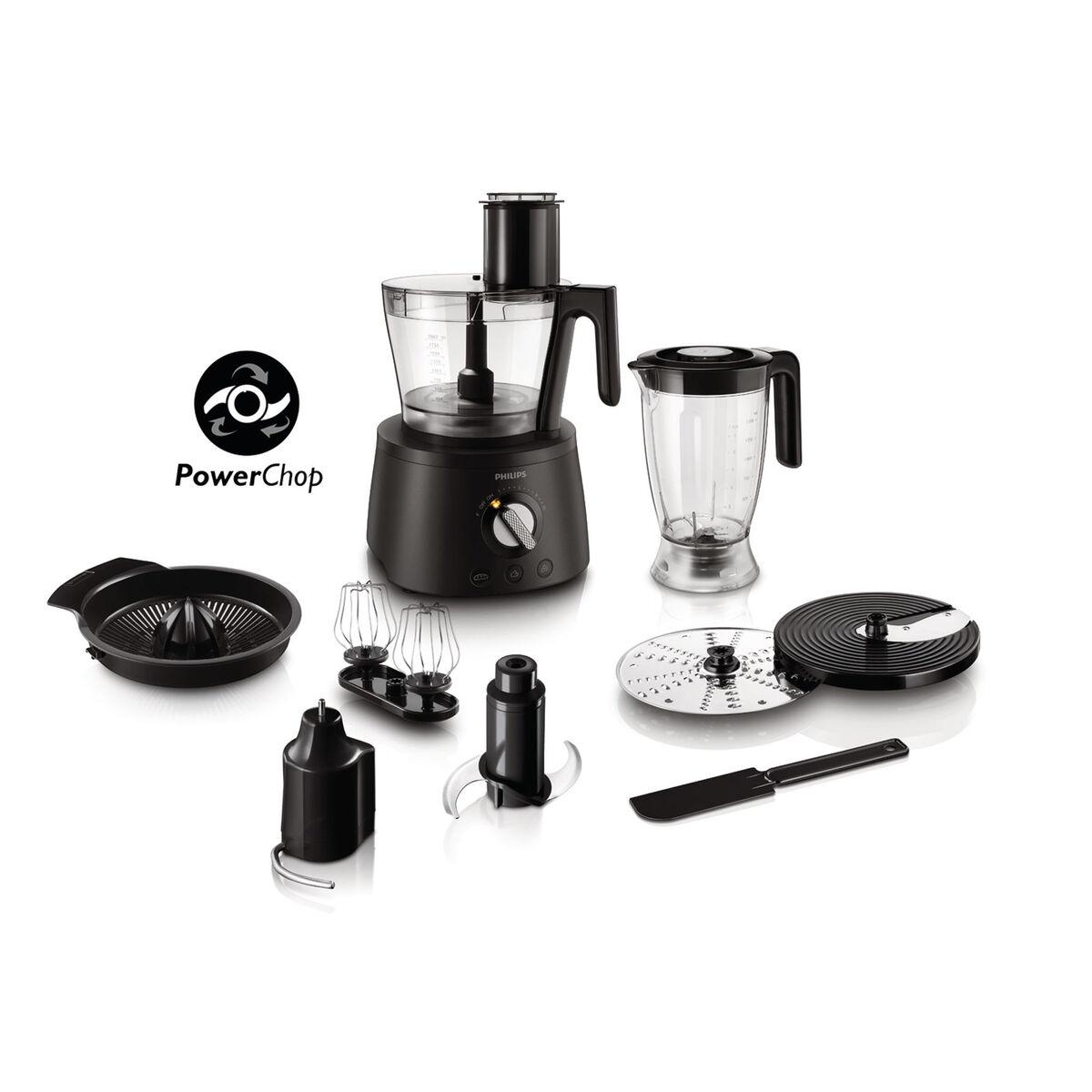 Foodprocessor Philips HR7776/90 Sort 1300 W