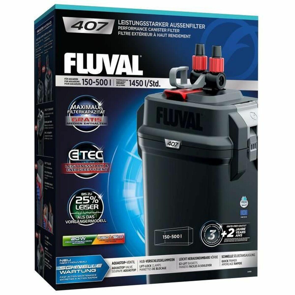 Fluval 407 udvendigt akvariefilter - Series 7, op til 500 l