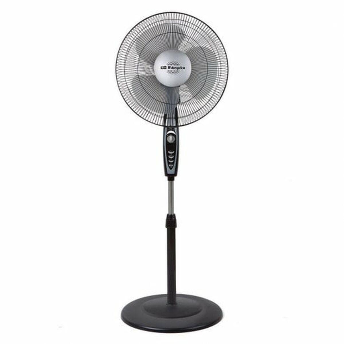 Fritstående ventilator Orbegozo 17429 50 W Sort