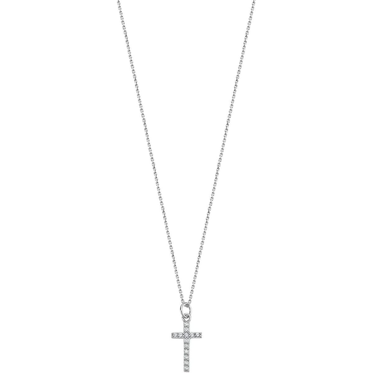 Lotus halskæde til kvinder LP3066-1/1 med korsvedhæng