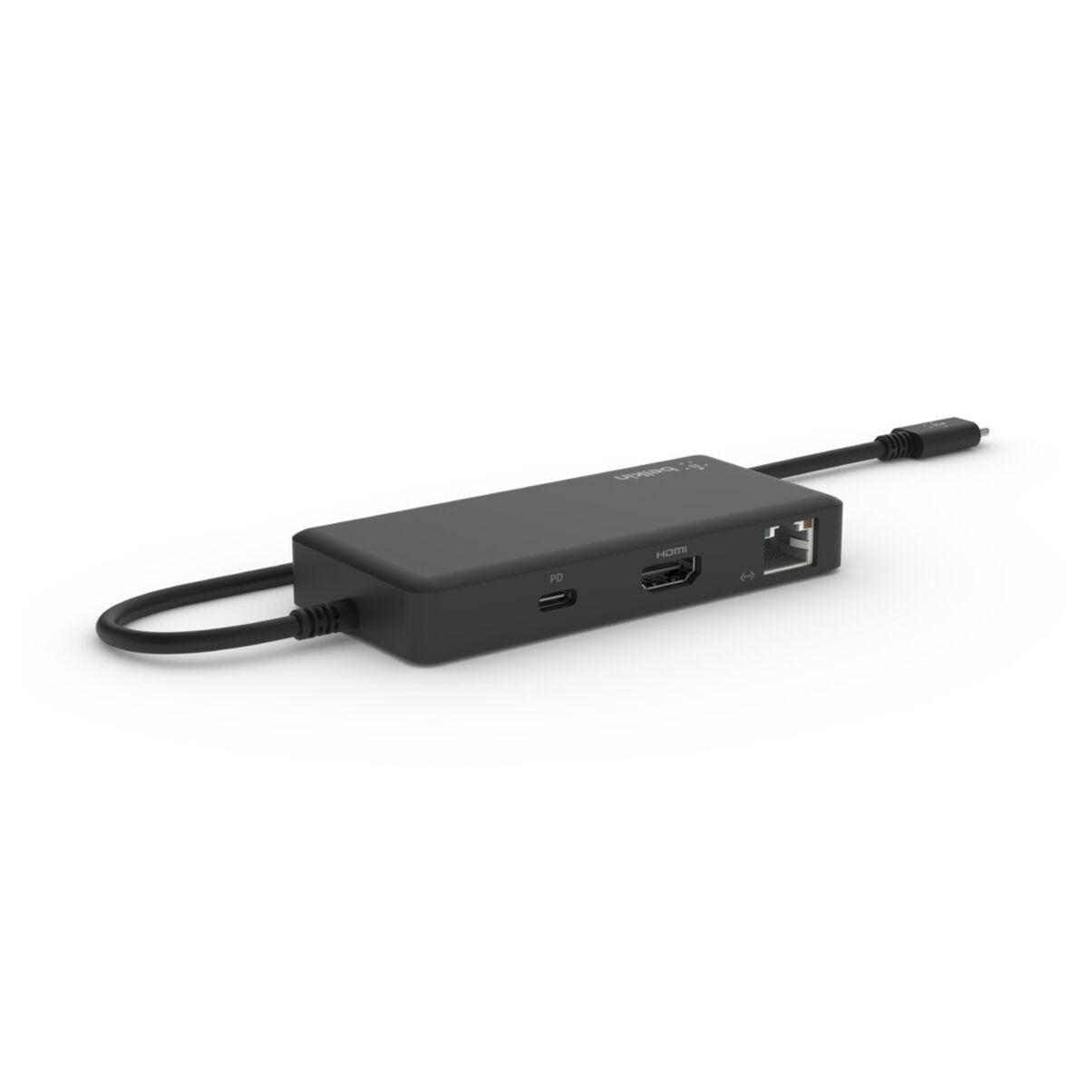 USB Hub Belkin Sort