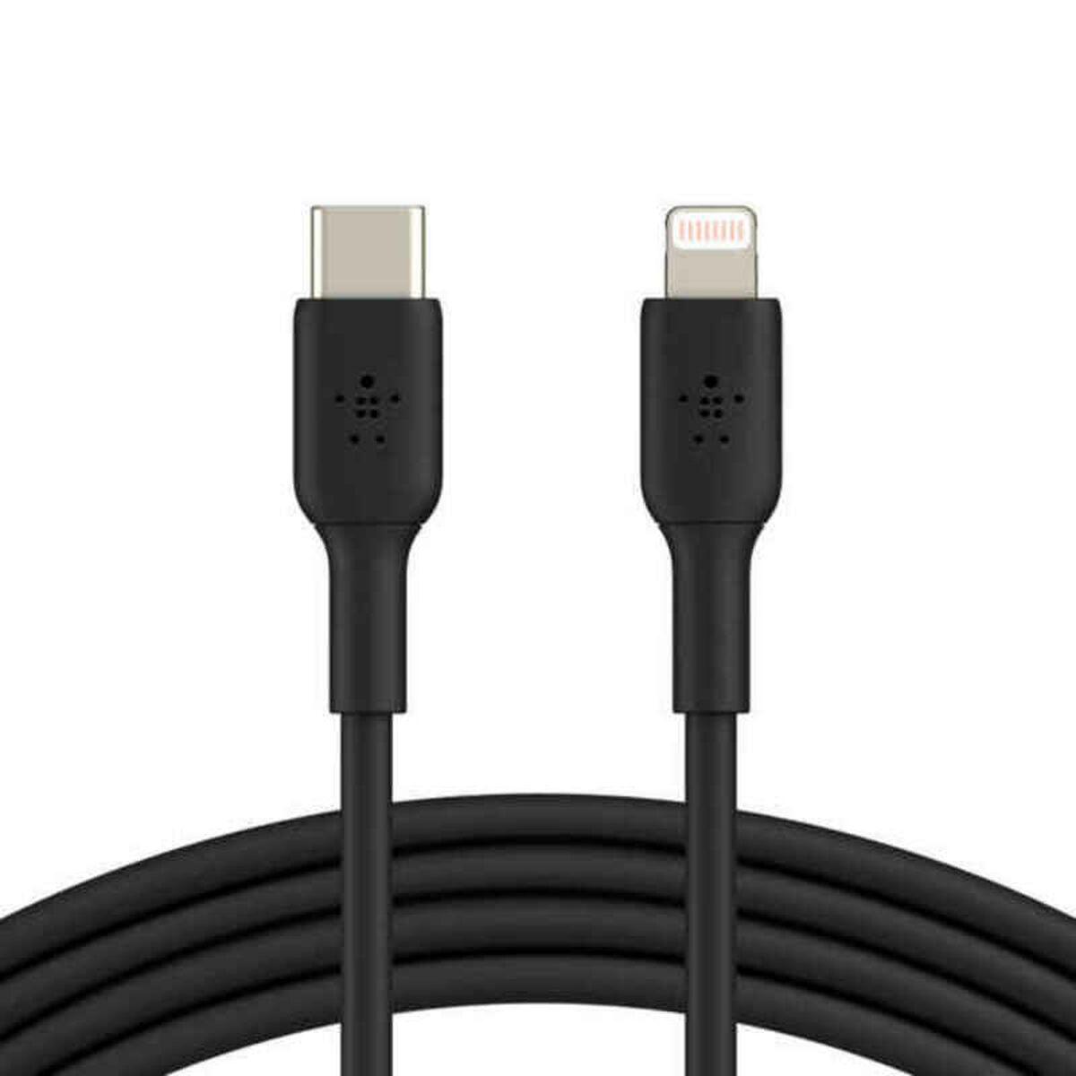 USB-C til Lightning-kabel Belkin CAA003BT1MBK 1 m Sort