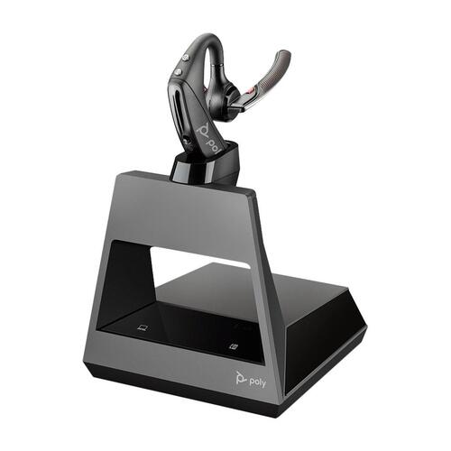 Hovedtelefoner med mikrofon Poly Voyager 5200 Sort