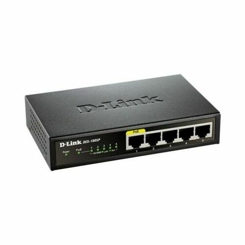 Switch til desktop D-Link DES-1005P/E