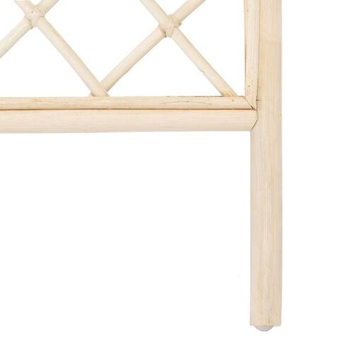 Sengegavl 160 x 3 x 125 cm Natur Rattan