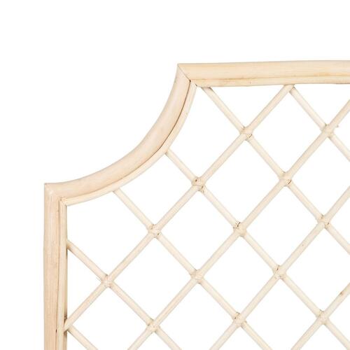 Sengegavl 160 x 3 x 125 cm Natur Rattan