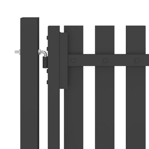 Hegnslåge 1x1,7 m stål antracitgrå