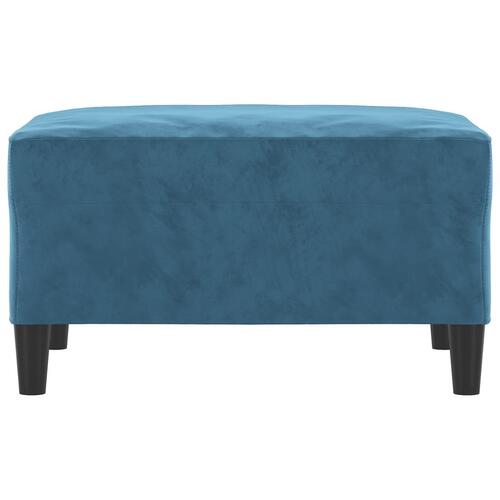 Fodskammel 70x55x41 cm velour lyserød