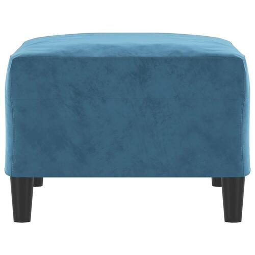 Fodskammel 70x55x41 cm velour lyserød