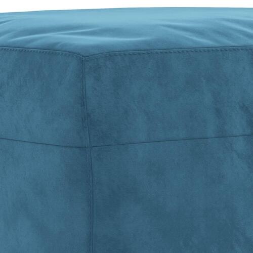 Fodskammel 70x55x41 cm velour lyserød