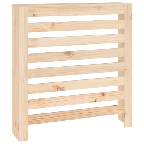 Radiatorskjuler 79,5x19x84 cm massivt fyrretræ