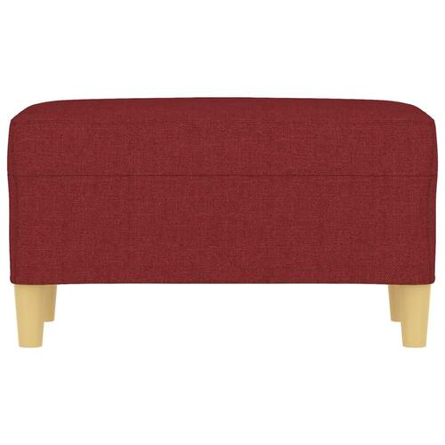 Bænk 70x35x41 cm stof vinrød