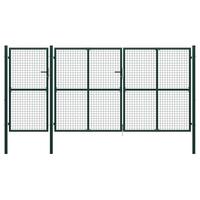 Havelåge 400 x 150 cm stål grøn