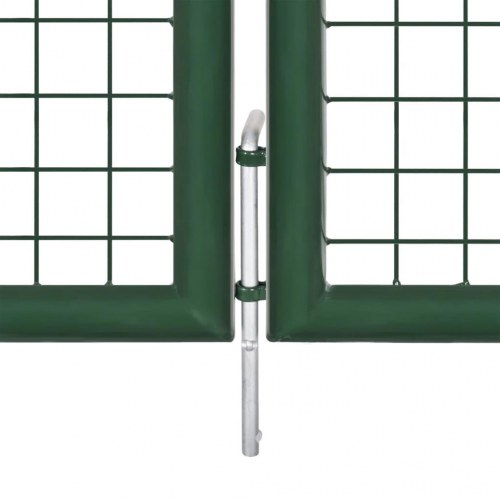 Havelåge i net - grøn 350×125 cm, galvaniseret stål