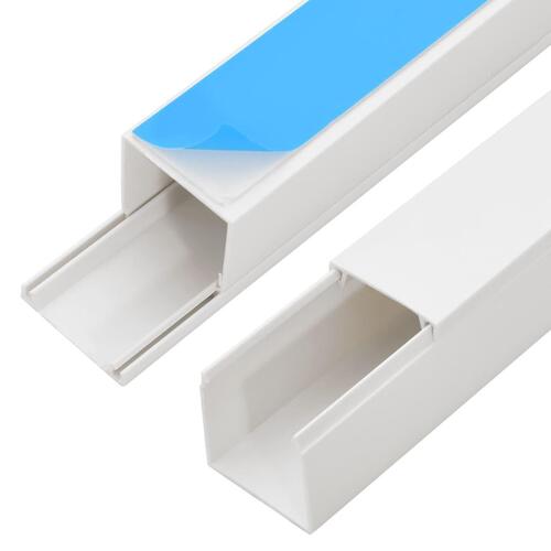 Selvklæbende kabelkanal 10x10 mm 10 m PVC