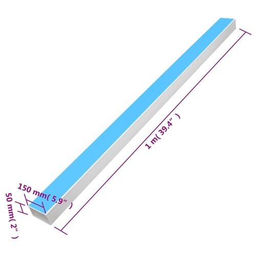 Selvklæbende kabelkanal 150x50 mm 10 m PVC