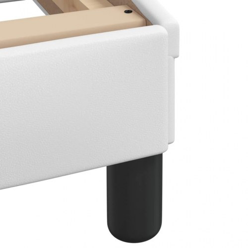 Sengeramme uden madras Zadar 90x200 cm kunstlæder hvid