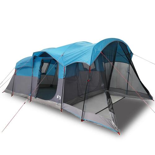 8-personers campingtelt vandafvisende blå