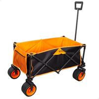 Multifunktionel vogn Aktive Orange Polyester PVC Stål 86 x 108 x 44 cm Foldbar Strand