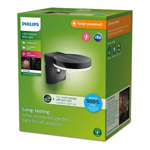 Væglampe Philips 1,3 W 250 Lm Solar Cirkulær (3000 K)