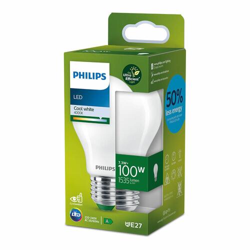 Philips LED-lampe Classic E27 7,3 W (100 W) 4000 K - 1.535 lm