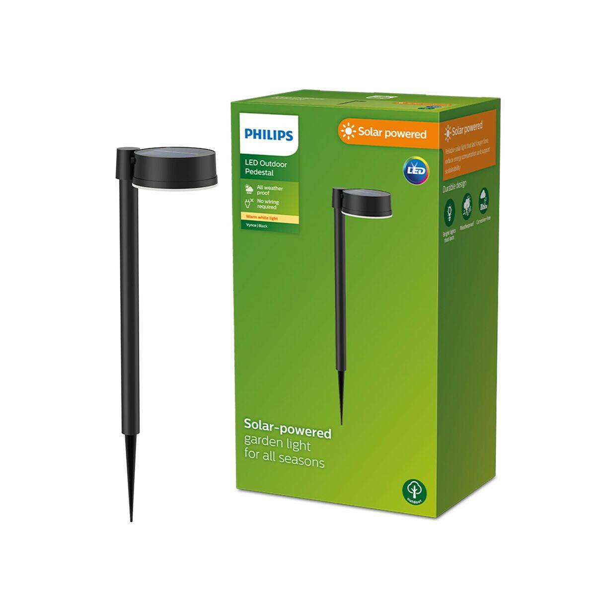 Philips Vynce solcelle-havelys 1,5 W - sort, 54 cm, 2700 K