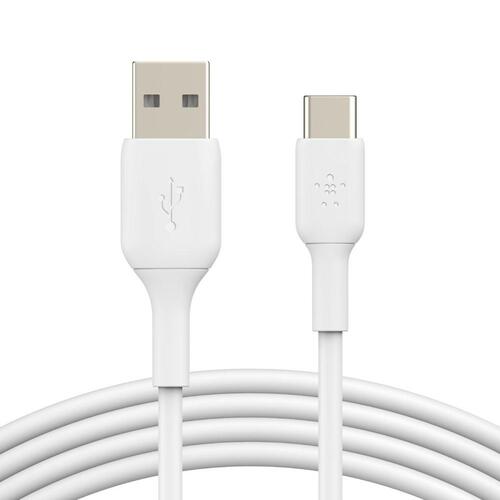 USB A til USB C-kabel Belkin CAB001BT3MWH Hvid 3 m