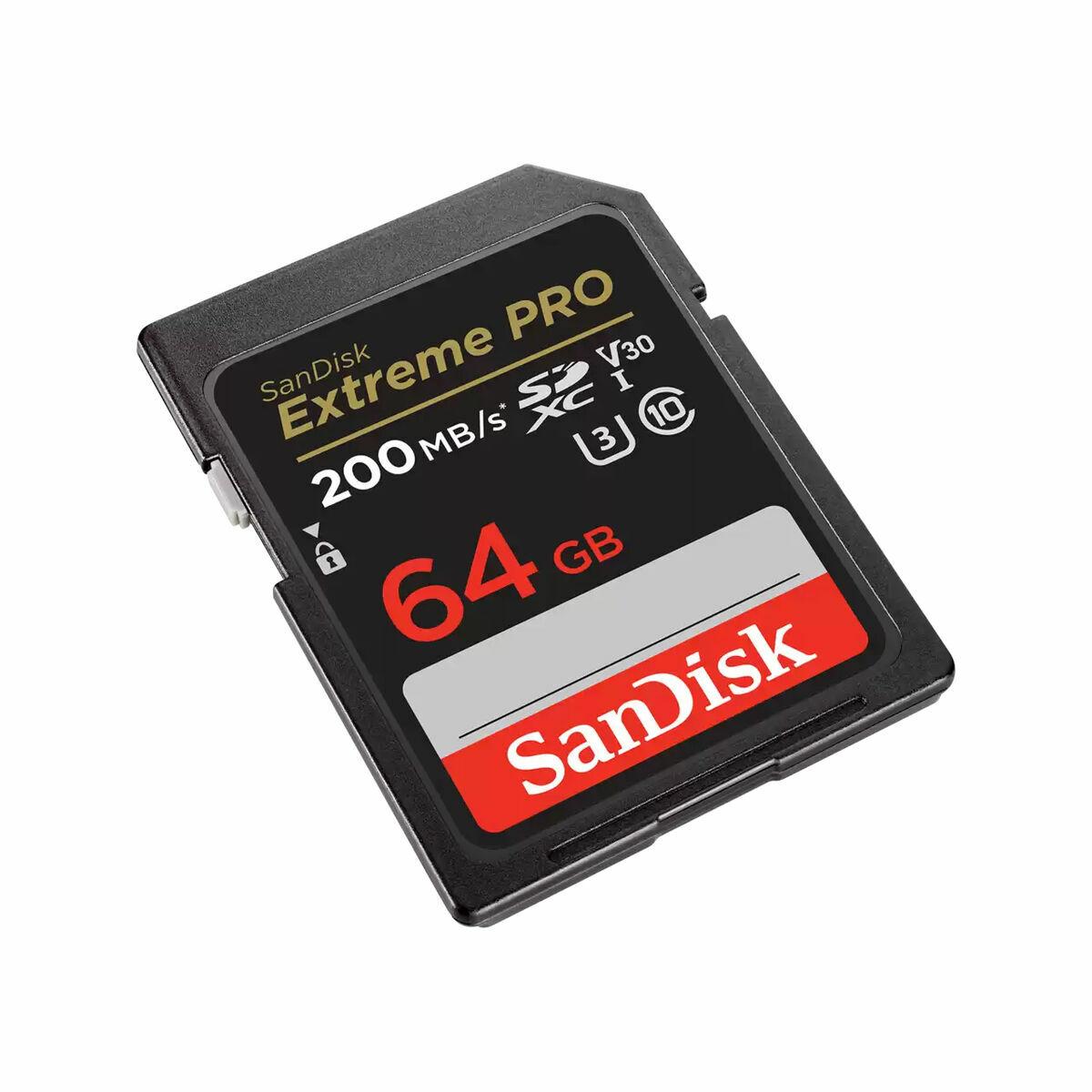 Mikro-SD-hukommelseskort med adapter SanDisk Extreme PRO 64GB Sort 64 GB