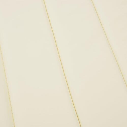 Hynde til liggestol 180x60x3 cm oxfordstof cremefarvet