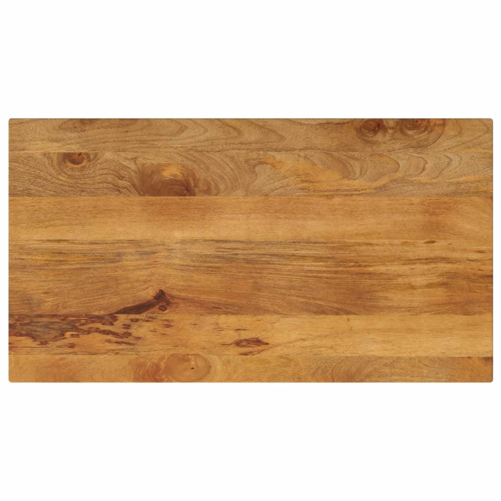 Bordplade 120x70x3,8 cm rektangulær massivt mangotræ