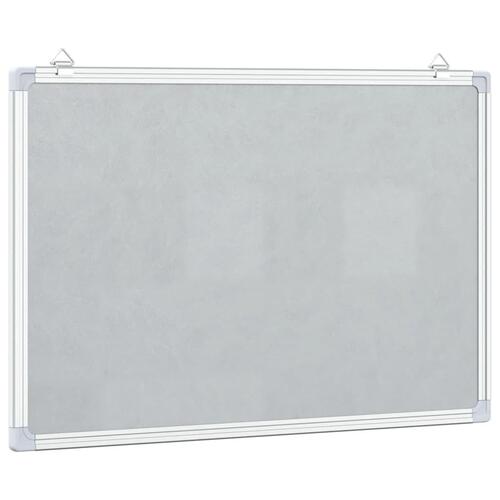 Magnetisk whiteboard 40x30x1,7 cm aluminium