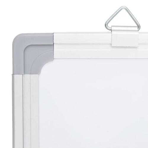 Magnetisk whiteboard 150x100x1,7 cm foldbart aluminium