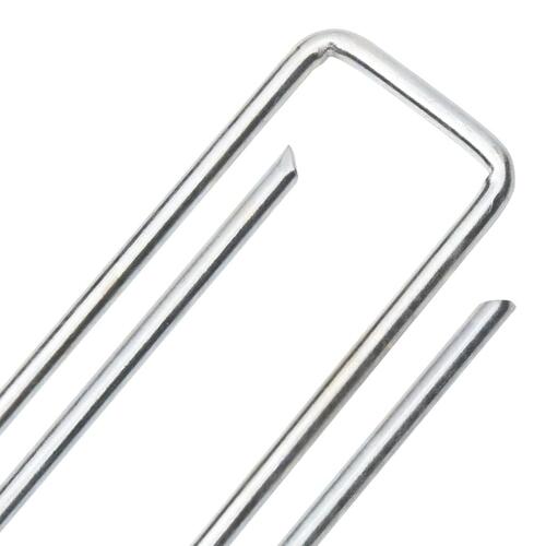 Jordpløkker 25 stk. U-facon 20x4 cm galvaniseret stål