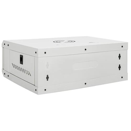 Væghængt netværksskab 53x40x21 cm 4U IP20 19"