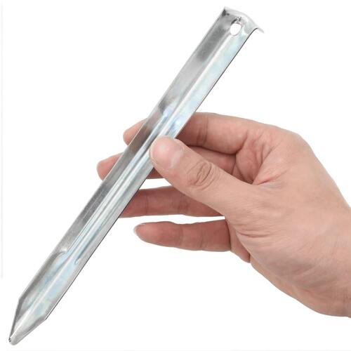 Teltpløkker 24 stk. 22 cm Ø20 mm galvaniseret stål