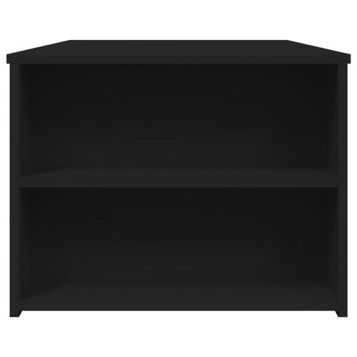 Sofabord 102x55x42 cm konstrueret træ sort